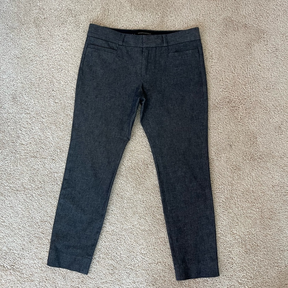 Banana Republic Factory Denim Blue Ankle Pants
